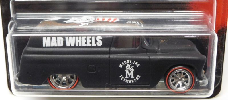 画像: MAD WHEELS (マッドホイール） 【'55 CHEVY PANEL (カスタム完成品）】FLAT BLACK/RR （送料サービス適用外） 