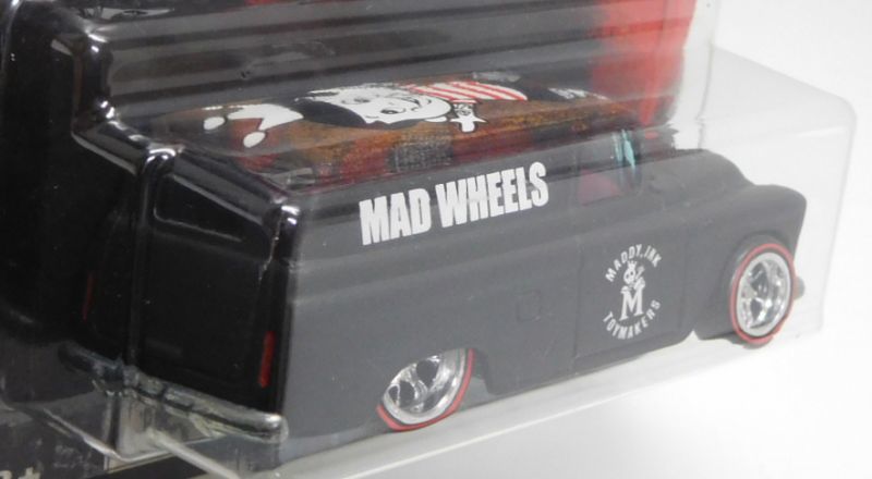 画像: MAD WHEELS (マッドホイール） 【'55 CHEVY PANEL (カスタム完成品）】FLAT BLACK/RR （送料サービス適用外） 