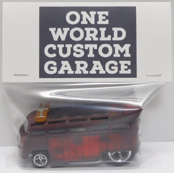 画像: ONE WORLD CUSTOM GARAGE 【VOLKSWAGEN T1 DRAG BUS (カスタム完成品）】 サビ-RED/RR （送料サービス適用外） 