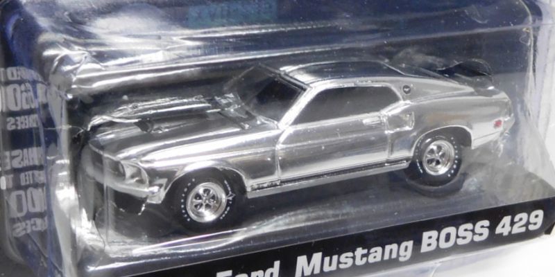 画像: 2019 GREENLIGHT "HOLLYWOOD" MIJO EXCLUSIVE CHROME EDITION 【"JOHN WICK" 1969 FORD MUSTANG BOSS 429】CHROME/RR (CHASE)