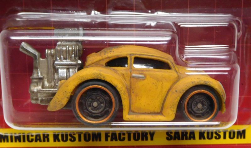 画像: SARA KUSTOM "BEE FIGHTER" 【VOLKSWAGEN BEETLE ('TOONED) (カスタム完成品）】 サビ-YELLOW/DD8 （送料サービス適用外） 