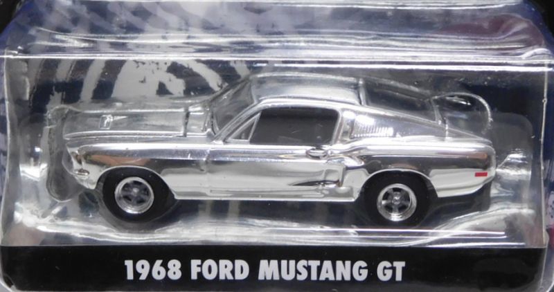 画像: 2019 GREENLIGHT "HOLLYWOOD" MIJO EXCLUSIVE CHROME EDITION 【"BULLITT" 1968 FORD MUSTANG】CHROME/RR (CHASE)