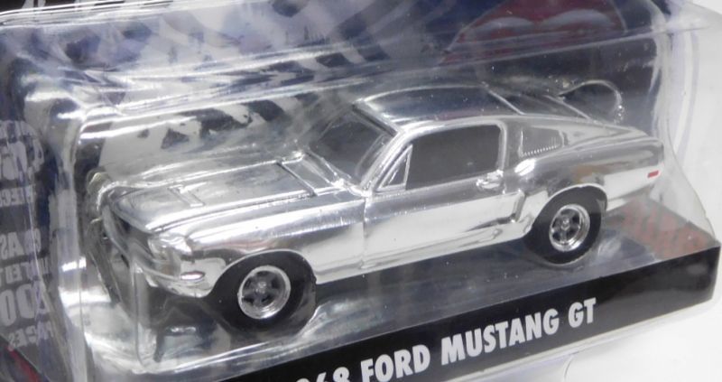 画像: 2019 GREENLIGHT "HOLLYWOOD" MIJO EXCLUSIVE CHROME EDITION 【"BULLITT" 1968 FORD MUSTANG】CHROME/RR (CHASE)