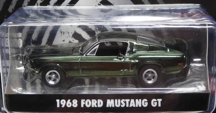 画像: 2019 GREENLIGHT "HOLLYWOOD" MIJO EXCLUSIVE CHROME EDITION 【"BULLITT" 1968 FORD MUSTANG】DK.GREEN CHROME/RR