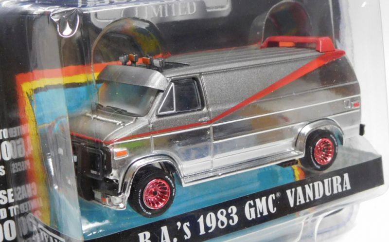 画像: 2019 GREENLIGHT "HOLLYWOOD" MIJO EXCLUSIVE CHROME EDITION 【"THE A-TEAM" B.A.'S 1983 GMC VANDURA】CHROME/RR (CHASE)