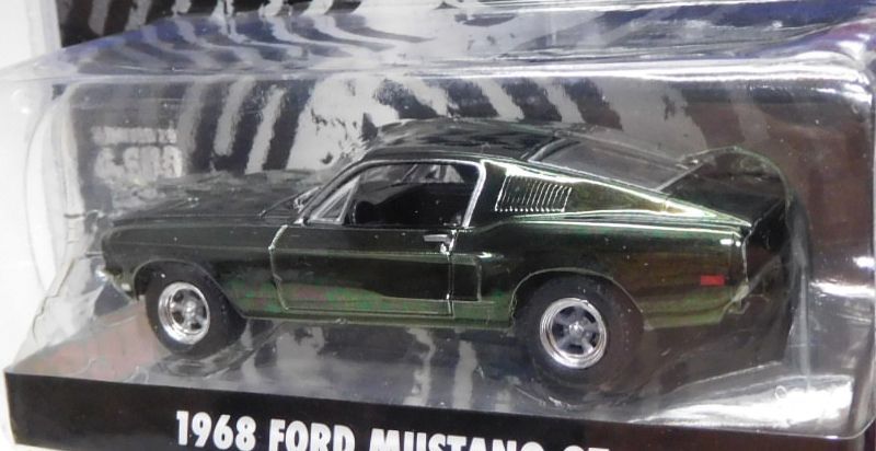 画像: 2019 GREENLIGHT "HOLLYWOOD" MIJO EXCLUSIVE CHROME EDITION 【"BULLITT" 1968 FORD MUSTANG】DK.GREEN CHROME/RR