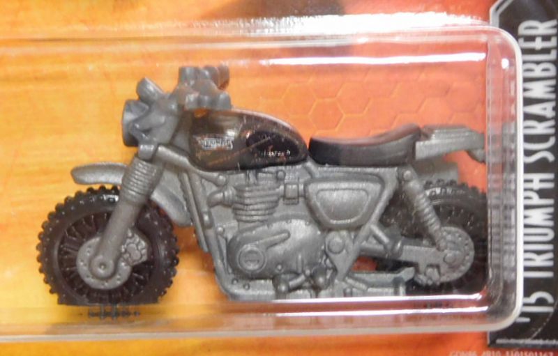 画像: 2019 MATCHBOX "JURASSIC WORLD"  【'15 TRIUMPH SCRAMBLER】 DL.BROWN (予約不可）