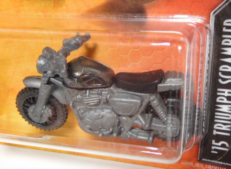 画像: 2019 MATCHBOX "JURASSIC WORLD"  【'15 TRIUMPH SCRAMBLER】 DL.BROWN (予約不可）