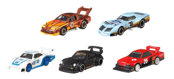 画像: 2019 HW CAR CULTURE 【Cアソート SILHOUETTES (5種セット）】 NISSAN SKYLINE SILHOUETTE/RWB PORSCHE 930/'78 PORSCHE 935-78/'76 GREENWOOD CORVETTE/'76 CHEVY MONZA