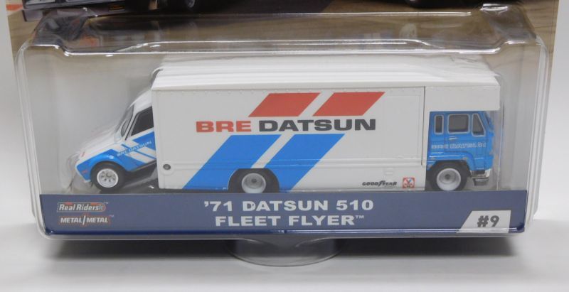画像: 2019 HW CAR CULTURE - TEAM TRANSPORT【'71 DATSUN 510 / FLEET FLYER】WHITE-BLUE/RR 