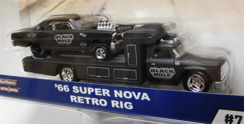 画像: 2019 HW CAR CULTURE - TEAM TRANSPORT【'66 SUPER NONA / RETRO RIG】FLAT BLACK/RR 