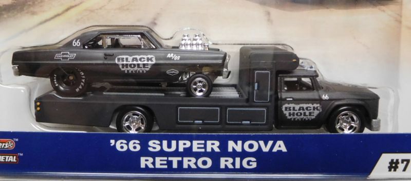 画像: 2019 HW CAR CULTURE - TEAM TRANSPORT【'66 SUPER NONA / RETRO RIG】FLAT BLACK/RR 