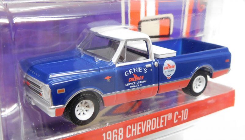 画像: 2019 GREENLIGHT RUNNING ON EMPTY S7 【1968 CHEVROLET C-10】 BLUE-WHITE/RR (CHEVRON)