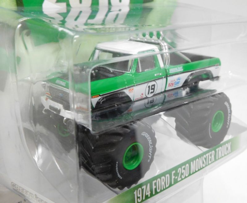 画像: 2019 GREENLIGHT "TRADE SHOW EXCLUSIVE" 【1974 FORD F-250 MONSTER TRUCK】 GREEN-WHITE/RR