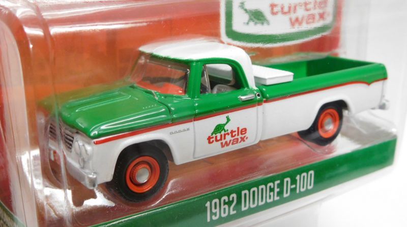 画像: 2019 GREENLIGHT RUNNING ON EMPTY S7 【1962 DODGE D-100】 GREEN-WHITE/RR (TURTLE WAX)