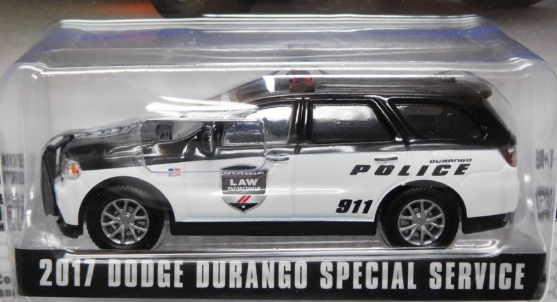 画像: 2019 GREENLIGHT HOBBY EXCLUSIVE 【"LAW ENFORCEMENT" 2017 DODGE DURANGO SPECIAL SERVICE】 WHITE-BLACK/RR