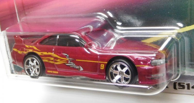 画像: 2019 HW PREMIUM  FAST & FURIOUS "ORIGINAL FAST"【NISSAN 240SX (S14)】 BURGUNDY/RR