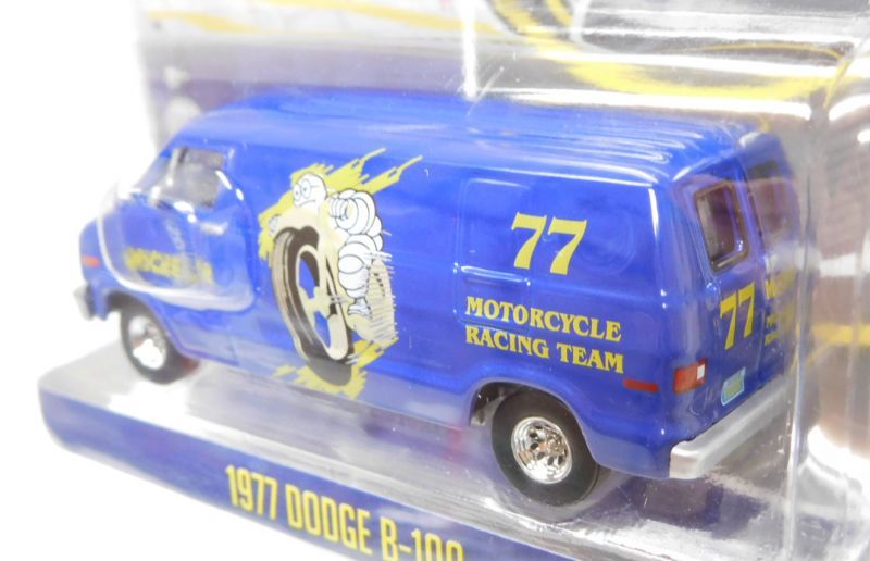 画像: 2019 GREENLIGHT RUNNING ON EMPTY S7 【1977 DODGE B-100】 BLUE/RR (MICHELIN)