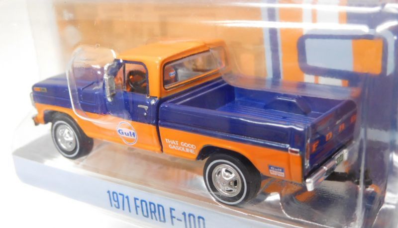 画像: 2019 GREENLIGHT RUNNING ON EMPTY S7 【1971 FORD F-100】 BLUE-ORANGE/RR (GULF)