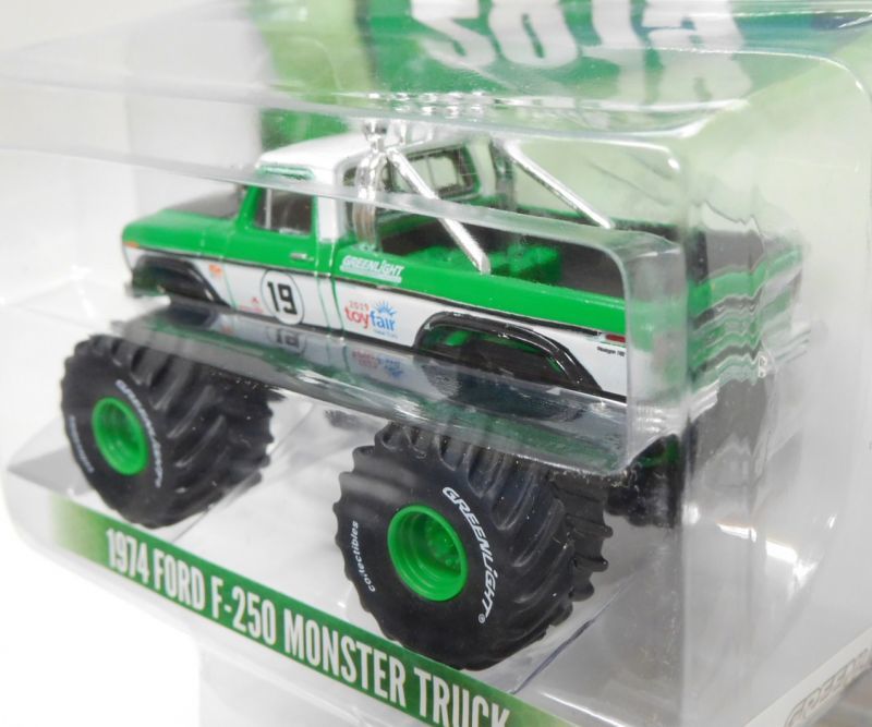 画像: 2019 GREENLIGHT "TRADE SHOW EXCLUSIVE" 【1974 FORD F-250 MONSTER TRUCK】 GREEN-WHITE/RR