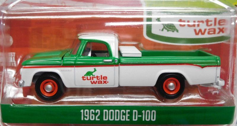 画像: 2019 GREENLIGHT RUNNING ON EMPTY S7 【1962 DODGE D-100】 GREEN-WHITE/RR (TURTLE WAX)