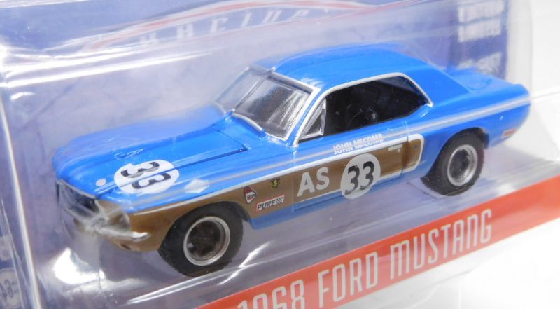 画像: 2019 GREENLIGHT HERITAGE RACING S2【1968 FORD MUSTANG】 BLUE/RR