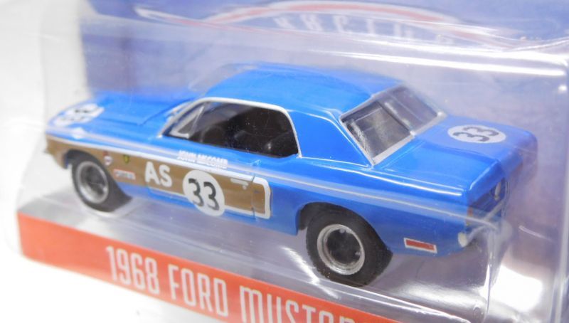 画像: 2019 GREENLIGHT HERITAGE RACING S2【1968 FORD MUSTANG】 BLUE/RR