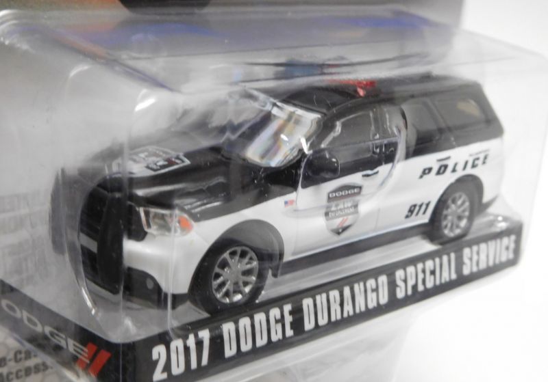 画像: 2019 GREENLIGHT HOBBY EXCLUSIVE 【"LAW ENFORCEMENT" 2017 DODGE DURANGO SPECIAL SERVICE】 WHITE-BLACK/RR