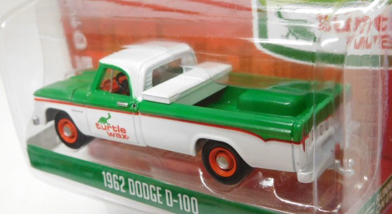 画像: 2019 GREENLIGHT RUNNING ON EMPTY S7 【1962 DODGE D-100】 GREEN-WHITE/RR (TURTLE WAX)