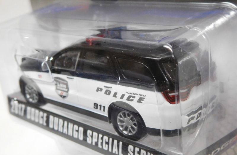 画像: 2019 GREENLIGHT HOBBY EXCLUSIVE 【"LAW ENFORCEMENT" 2017 DODGE DURANGO SPECIAL SERVICE】 WHITE-BLACK/RR