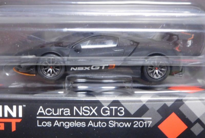 画像: 2019 TSM MODELS - MINI GT 【"MIJO EXCLUSIVE" HONDA NSX GT3 - LOS ANGELS AUTO SHOW 2017】 FLAT BLACK/RR （予約不可）