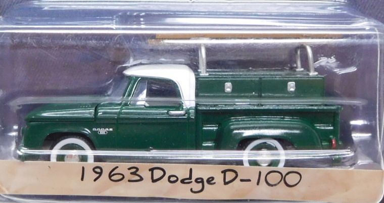 画像: 2019 GREENLIGHT BLUE COLLAR COLLECTION S5 【1963 DODGE D-100】 DK.GREEN/RR 