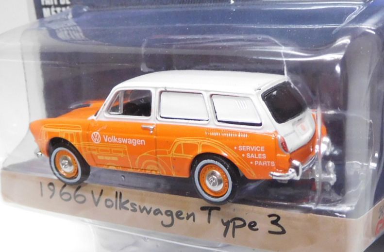 画像: 2019 GREENLIGHT BLUE COLLAR COLLECTION S5 【1966 VOLKSWAGEN TYPE 3】 ORANGE-WHITE/RR 