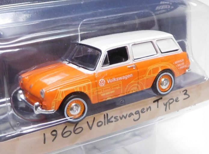 画像: 2019 GREENLIGHT BLUE COLLAR COLLECTION S5 【1966 VOLKSWAGEN TYPE 3】 ORANGE-WHITE/RR 