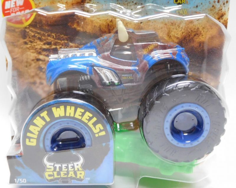 画像: 2019 HW MONSTER TRUCKS! 【STEER CLEAR】 BLUE (includes CONNECT AND CRASH CAR)