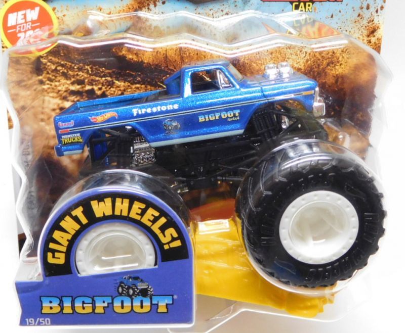 画像: 2019 HW MONSTER TRUCKS! 【BIGFOOT】 MET.BLUE (includes CONNECT AND CRASH CAR)