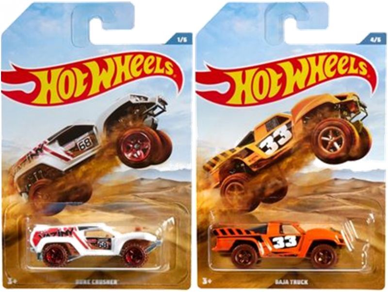 画像: 2019 HW AUTO MOTIVE 【OFF-ROAD TRUCKS (6種セット)】SUBARU BRAT/BAJA BONE SHAKER/JEEP SCRAMBLER/CUSTOM FORD BRONCO/BAJA TRUCK/DUNE CRUSHER