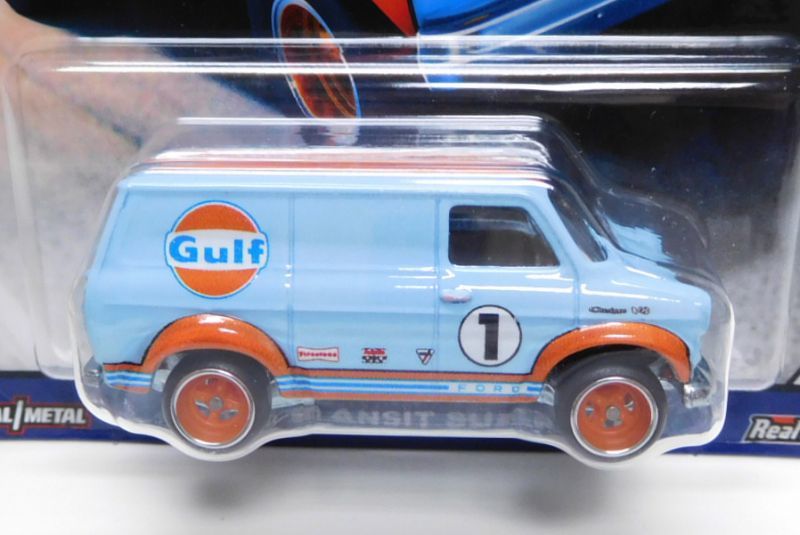 画像: 2018 HW CAR CULTURE 【FORD TRANSIT SUPER VAN】 LT.BLUE/RR (GULF)