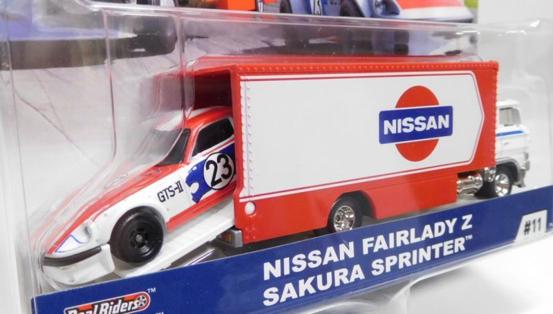 画像: 2019 HW CAR CULTURE - TEAM TRANSPORT【NISSAN FAIRLADY Z / SAKURA SPRINTER】RED-WHITE/RR(予約不可） 