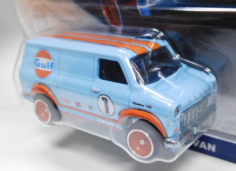 画像: 2018 HW CAR CULTURE 【FORD TRANSIT SUPER VAN】 LT.BLUE/RR (GULF)