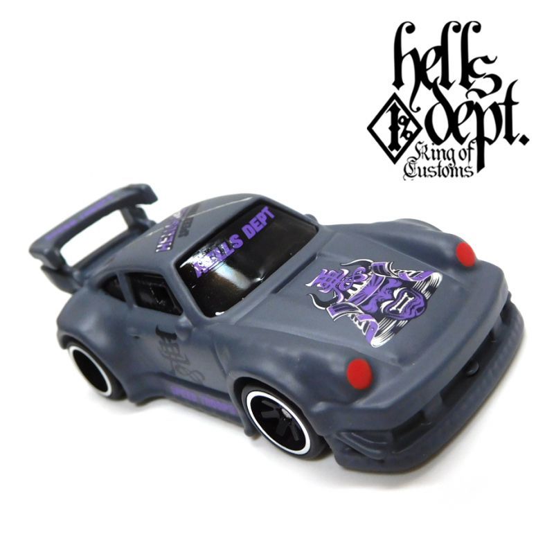 画像: HELLS DEPT 2019 - JDC13 【RWB PORSCHE 930 (カスタム完成品)】FLAT GRAY/RR（送料サービス適用外）