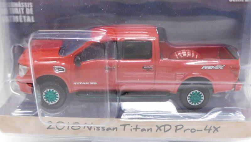 画像: 2019 GREENLIGHT BLUE COLLAR COLLECTION S5 【2018 NISSAN TITAN XD PRO-4X】 RED/RR (GREEN MACHINE)