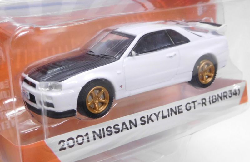 画像: 2019 GREENLIGHT TOKYO TORQUE S5 【2001 NISSAN SKYLINE GT-R (BNR34)】 WHITE/RR