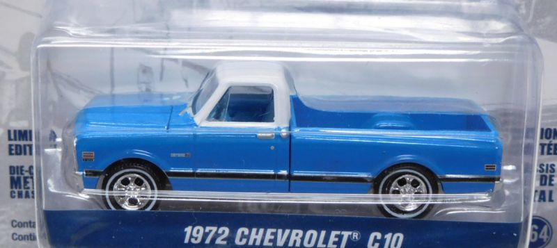 画像: 2019 GREENLIGHT ANNIVERSARY COLLECTION S7 【1972 CHEVROLET C10】 BLUE-WHITE/RR 