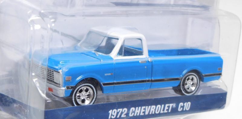 画像: 2019 GREENLIGHT ANNIVERSARY COLLECTION S7 【1972 CHEVROLET C10】 BLUE-WHITE/RR 