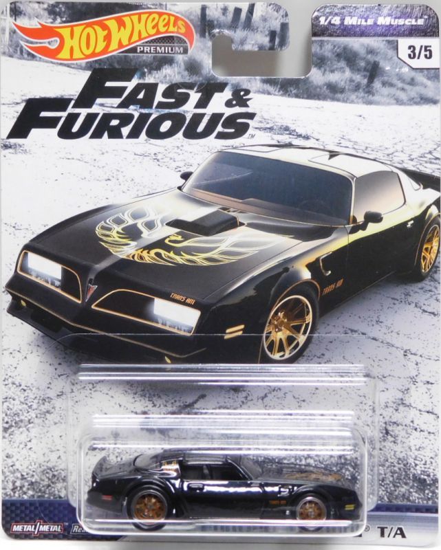 画像: 2019 HW PREMIUM  FAST & FURIOUS 【Cアソート "1/4 MILE MUSCLE" (1970 Chevelle SS(GRAY)を除く4種セット）】1970 Chevrolet Chevelle SS(RED)/'67 Chevrolet Camaro/'77 Pontiac Firebird T/A/'69 Ford Mustang Boss 302(予約不可）