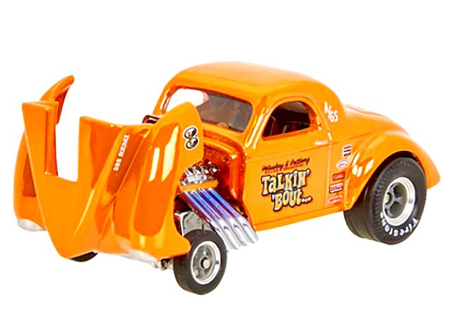 画像: 【ご予約】 PRE-ORDER - 2019 RLC EXCLUSIVE 【'41 WILLYS GASSER (フード開閉タイプ)】 SPEC.BRIGHT  ORANGE/RR (入荷日未定）(予約不可）