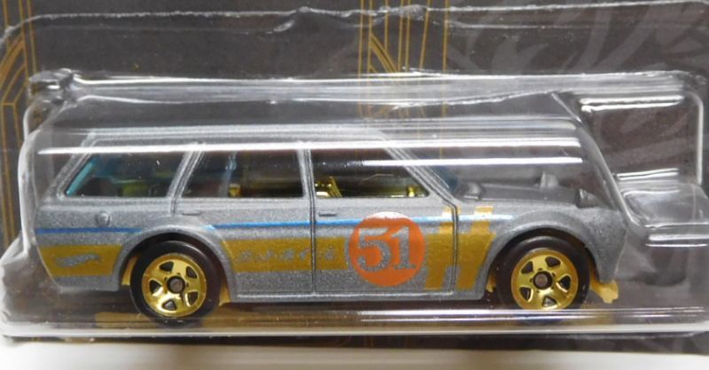 画像: 2019 HW SATIN AND CHROME 【'71 DATSUN 510 WAGON】FLAT GRAY/5SP