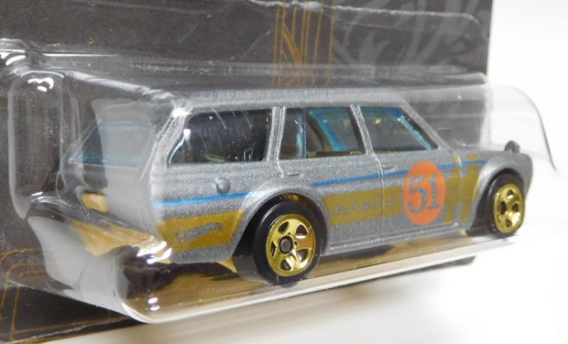 画像: 2019 HW SATIN AND CHROME 【'71 DATSUN 510 WAGON】FLAT GRAY/5SP