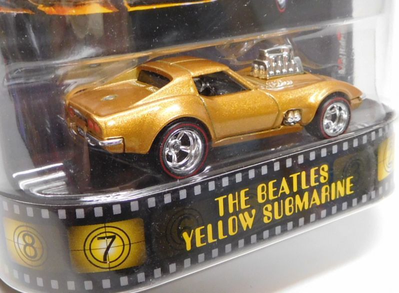 画像: 2018 RETRO ENTERTAINMENT 【'68 CORVETTE "GAS MONKEY GARAGE"】GOLD/RR (パック車名表記エラー/THE BEATLES YELLOW SUBMARINE）